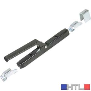 CARIGLIONE IN ACCIAIO VERNICIATO A DOPPIA AZIONE Per aste 10x10 mm