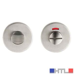 NOTTOLINO WC E SEGNALATORE INOX 'TONDO' Ø 52 mm - Colore Inox satinato