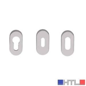 BOCCHETTA OVALE INOX h 6 mm - Per cilindro foro ovale