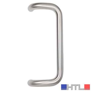 MANIGLIONE INOX 'NEVADA' Ø 32x382 mm, Inter. 350 mm - Colore Inox satinato (Confezione da 2 pezzi)