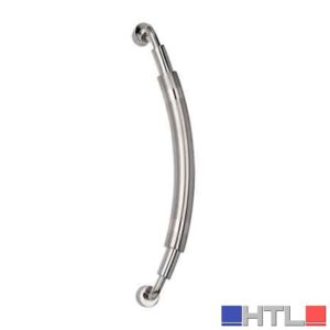 MANIGLIONE INOX 'MEXICO' Ø 32x330 mm, Inter. 300 mm - Colore Inox satinato/lucido (Confezione da 2 pezzi)