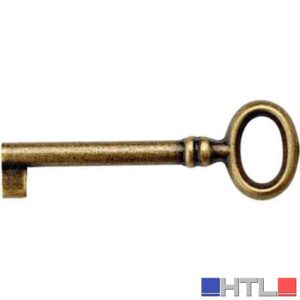 CHIAVE PER MOBILI '33718' 24x69 mm - Ottone lucido