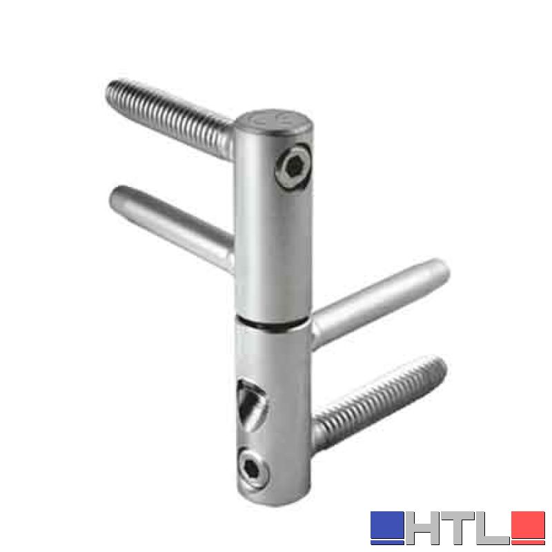 CERNIERA '3D' AGB Ø 14 mm - Bronzata (Confezione da 12 pezzi)
