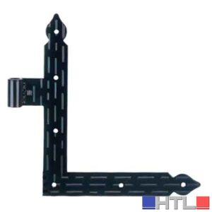 BANDELLA AD ANGOLO 25x20 cm - Dx - Mod. Liscio, finitura Tropicalizzata