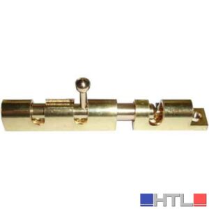 CATENACCIO A CANNONE TONDO IN OTTONE 100 mm - Ottone nichelato