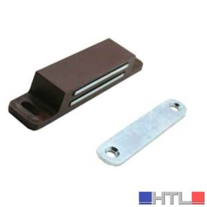 CHIUSURA MAGNETICA GIGANTE 18x87 mm - Marrone (Confezione da 25 pezzi)