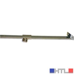 ASTA SNODATA A SCATTO 25 cm - Nichelato