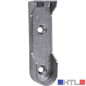 REGGITUBO LATERALE TUBO OVALE 15x30 mm - Nichelato (Confezione da 10 pezzi)