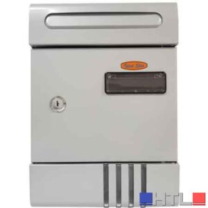 CASSETTA POSTALE IN ACCIAIO 'LUXURY' CARDINALE cm 204x65x290h - Argento