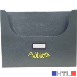 CASSETTA PORTA PUBBLICITA' mm 340x50x260h - Antracite
