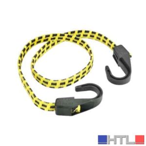 ALLACCIABAGAGLI PIATTO C/GANCIO IN PLASTICA 150 cm - Confezione 2 pezzi