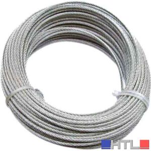 FUNE ACCIAIO INOX Ø 3 mm - rotolo 10 mt
