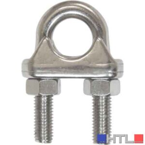 MORSETTO PER FUNI INOX 10 mm