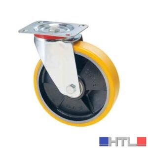 RUOTA INDUSTRIALE GIREVOLE ART. 22 AVO 100x25 mm - portata 120 kg