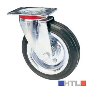 RUOTA INDUSTRIALE GIREVOLE ART. 80 AVO 100x30 mm - portata 70 kg