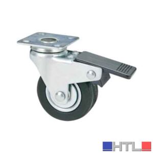 RUOTA ARREDAMENTO ART. 160BIS AVO C/FRENO 40 mm - portata 20 kg