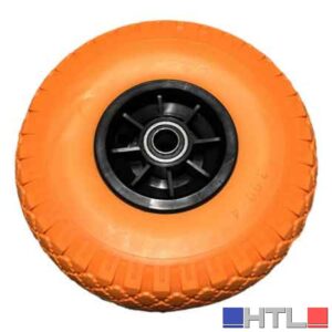 RUOTA IN POLIURETANO PER CARRELLI CON DISCO IN PLASTICA CARDINALE 260x85 mm - portata 120 kg