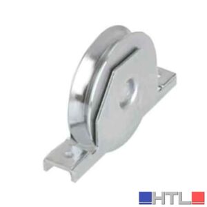 RUOTA CON SUPPORTO INTERNO PER CANCELLI GOLA Y A CUSCINETTI 120 mm