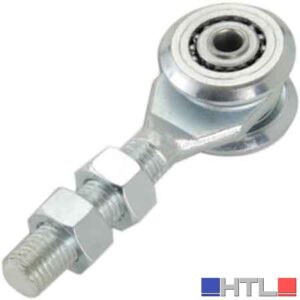 CARRELLO PER PORTONI SCORREVOLI A 2 CUSCINETTI Ø 44 mm - M12