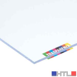 VETRO SINTETICO LISCIO TRASPARENTE 1000x500 mm - Spessore 2 mm