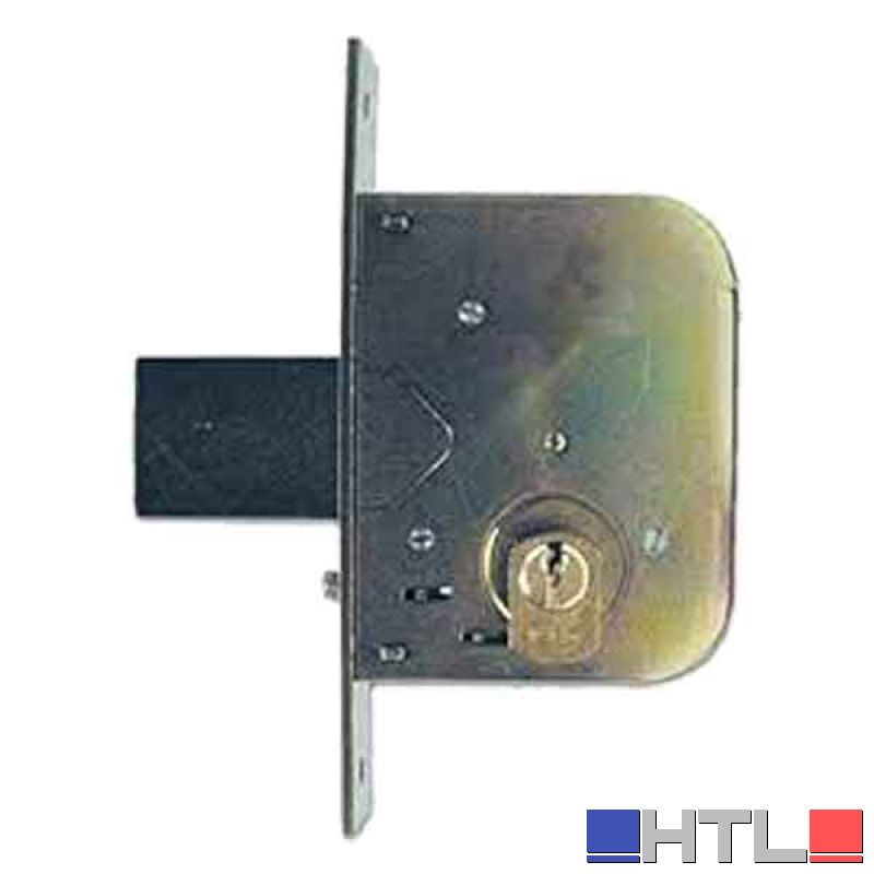 SERRATURA AD INFILARE PER CANCELLI ART. 604 ISEO E45, Scatola 83x105 mm - Catenaccio standard (Confezione da 2 pezzi)