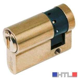 MEZZO CILINDRO MONOPROFILO OTTONE 'F5' ISEO 40 mm (25+10+5)