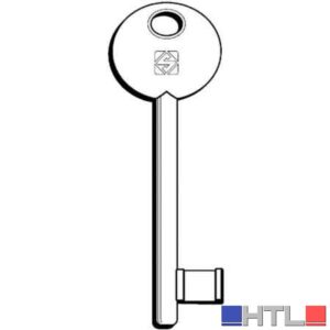 CHIAVE TIPO PATENT OTTONE 6P1D - PASSEPARTOUT (Confezione da 5 pezzi)