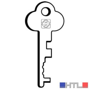 CHIAVE PER CASSETTE POSTALI SILCA CS1003 (Confezione da 5 pezzi)