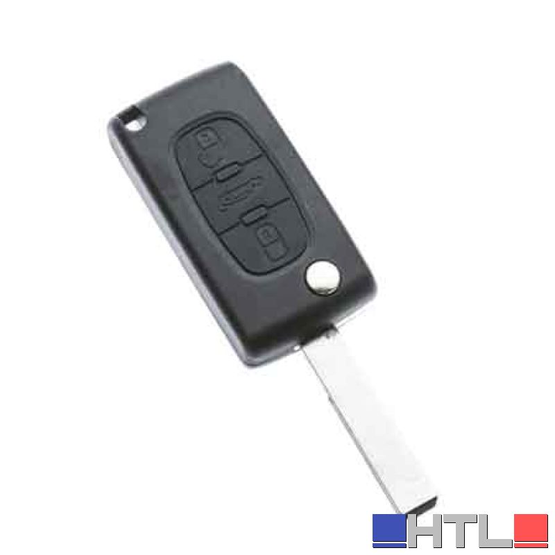 GUSCIO PER CHIAVE AUTO CITROEN/LANCIA/PEUGEOT 'CHU83BRS8' 3 Bottoni
