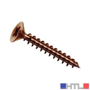 VITE PER LEGNO TSP BRONZATA 2,5x10 mm (Confezione da 1000 pezzi)