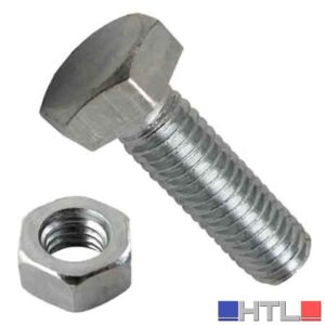 BULLONE CON DADO PER SCAFFALATURE M8x16 (Confezione da 200 pezzi)