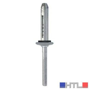 RIVETTO A STRAPPO TESTA BOMBATA CON GUARNIZIONE 5,2x19,1 mm (Confezione da 250 pezzi)