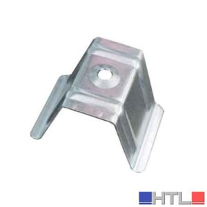 CAPPELLOTTO GRECA ALTO 25 mm 50x25x41h - Zincato (Confezione da 200 pezzi)
