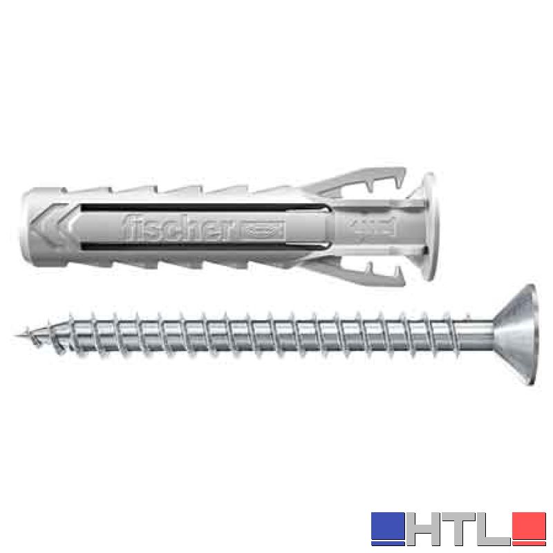 TASSELLO CON VITE 'SX PLUS' Ø 10x50 mm - vite 6x60 mm (Confezione da 25 pezzi)