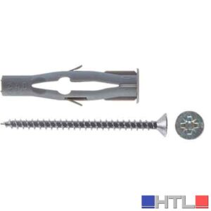 TASSELLO CON VITE 'FU-V' FU 10x60V - Ø 10x60 mm - vite 6x80 mm (Confezione da 25 pezzi)