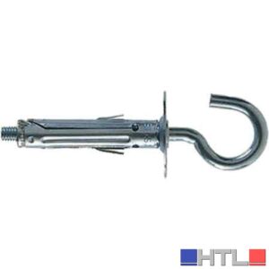 TASSELLO CON OCCHIOLO APERTO IN ACCIAIO SBS 9/1 - Ø 9x45 mm (Confezione da 50 pezzi)