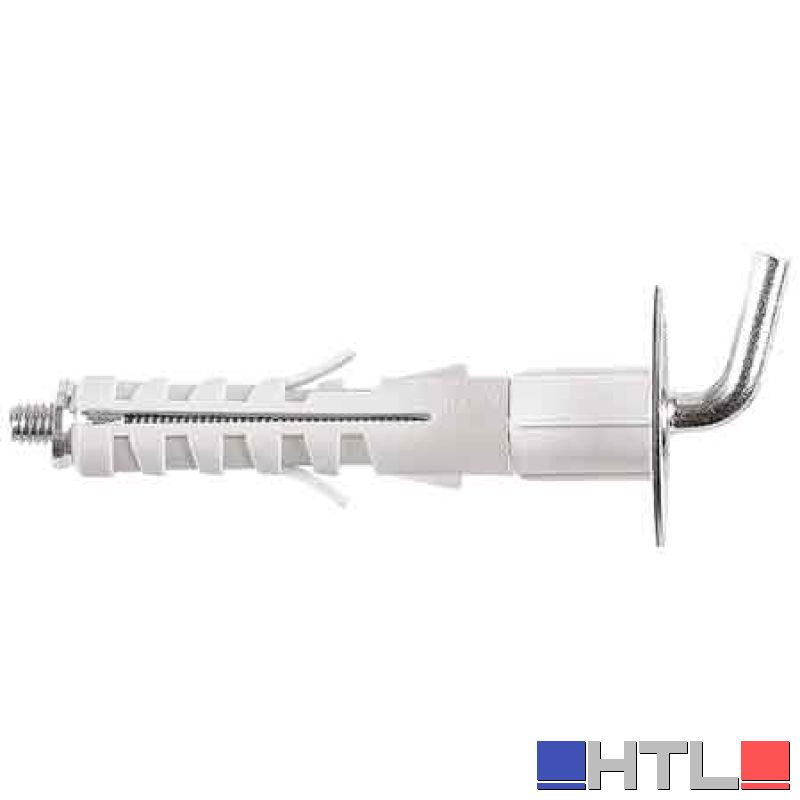 TASSELLO PROLUNGATO GANCIO CORTO 'AY09' Vite M4 - Ø 9x50 mm (Confezione da 100 pezzi)
