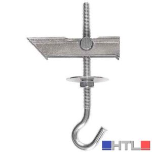 ANCORA A SOFFITTO A BASCULA CON OCCHIOLO APERTO 'BK01' Vite M6x75 mm (Confezione da 50 pezzi)