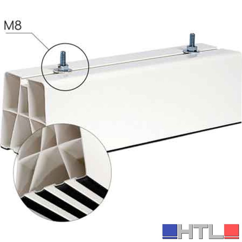 BASI A PAVIMENTO PER UNITA' ESTERNE 35 cm (Confezione da 2 pezzi)