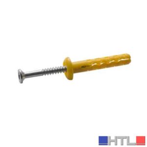 TASSELLO A PERCUSSIONE DEVIL GIALLO Ø 6x38 mm (Confezione da 200 pezzi)