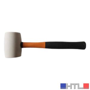 MAZZUOLA IN GOMMA M. FIBRA CARDINALE 450 gr - Colore Bianco