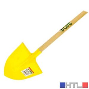 BADILE A PUNTA IN ALLUMINIO C/MANICO N° 0 (300x300 mm) - 1,00 kg