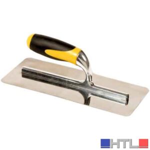 FRATTONE LISCIO INOX C/MANICO GOMMA 28x12 cm