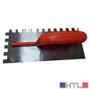 FRATTONE DENTATO C/MANICO IN PLASTICA CARDINALE 28x12 cm - Dentatura dx 10x10 mm