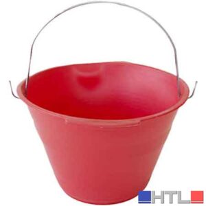 SECCHIO MURATORE 10 LT Colore Rosso (Confezione da 10 pezzi)