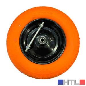 RUOTA CARRIOLA ANTIFORO CARDINALE mozzo 110 mm - asse corto 170 mm
