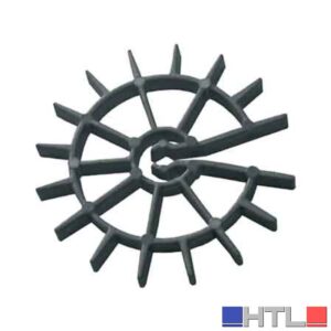 DISTANZIATORE CIRCOLARE PER CASSERO  H 10 mm - Ø tondino 4-8 mm (Confezione da 1000 pezzi)