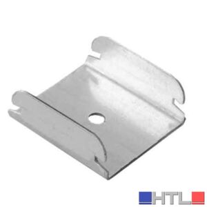 CAVALIERE BASSO CON BORDI SCHIACCIATI Foro Ø 6 mm - Spess. 0,8 mm (Confezione da 100 pezzi)