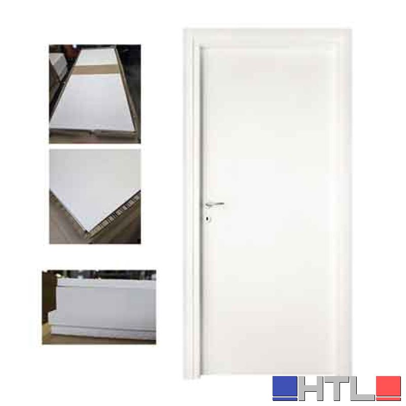 PORTA BATTENTE REVERSIBILE BIANCO EFFETTO LISCIO 900x2100h mm