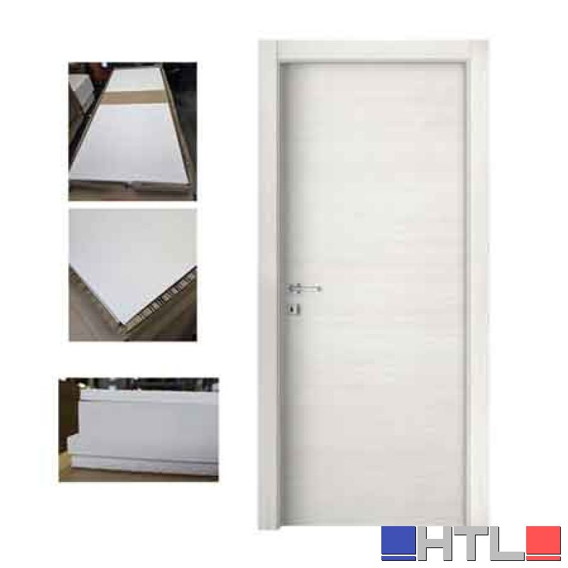 PORTA BATTENTE REVERSIBILE OLMO BIANCO EFFETTO VENATO 800x2100h mm